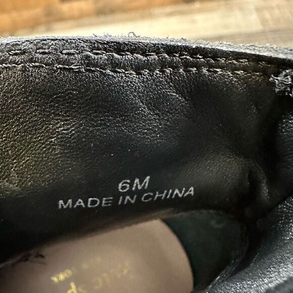 Kate Spade NY Women’s Size 6 Polly Cow Suede Strap Bootie Black Ankle Boots - Picture 8 of 9